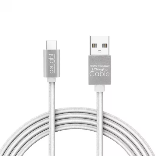 ADATKÁBEL USB-USB-C 1M FEHÉR MAX 2A