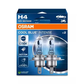Osram, IZZÓ 12V H4 60/55W COOL BLUE NEXT GEN +100%