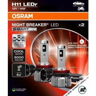 IZZÓ Osram 12V H11 LED 14W PÁR NIGHT BRAKER ECE