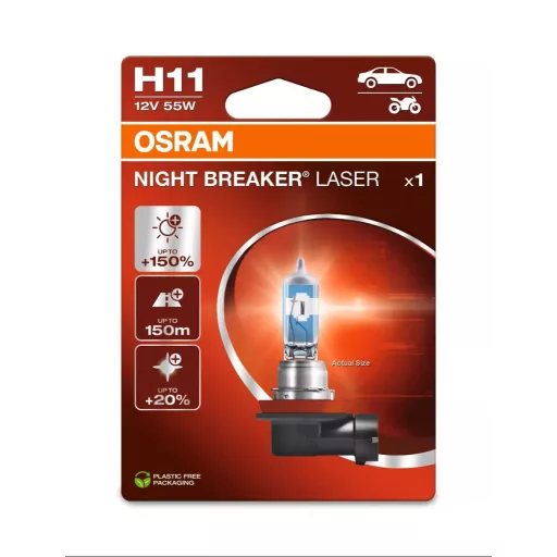 Osram IZZÓ 12 V H11 +150% / DB NBL NEXT