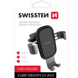   SWISSTEN G1-AV3 Gravitációs Telefontartó - Szellőzőrácsra