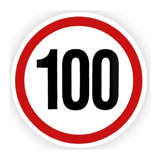 Sebességkorlátozó Matrica 25-130 Km Kicsi