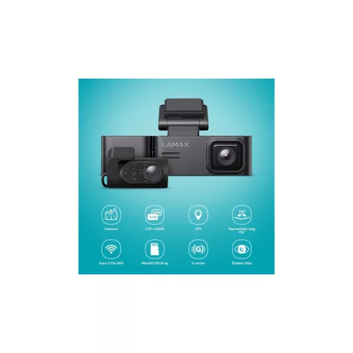 Lamax Menetrögzítő Kamera, N10 4K, 3in1