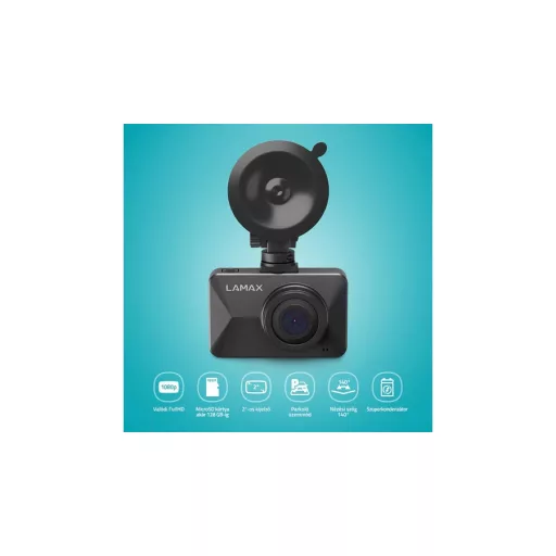 Lamax Menetrögzítő Kamera, T3 Full HD