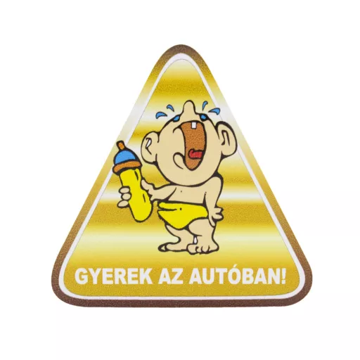 Baba Az Autóban! Matrica