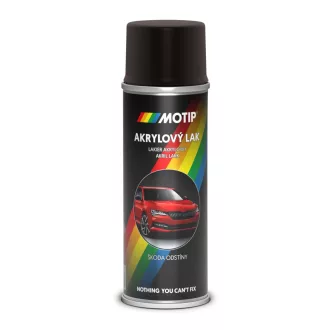 Motip Skoda Akril Lakk Matt Fekete 200 ml