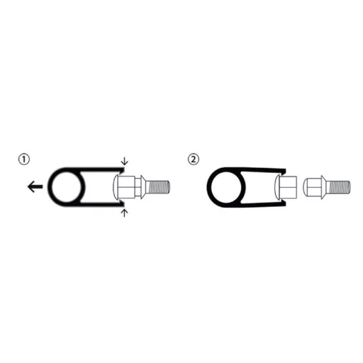 J-TEC KERÉKCSAVAR KUPAK 17MM 21DB FEKETE MŰANYAG