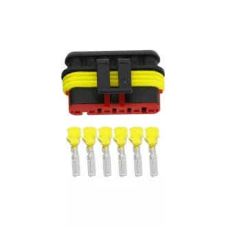 CSATLAKOZÓ 6 ERES KÁBELHEZ VÍZMENTES APA 1,5 MM2