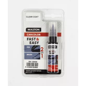 Maston Javító Stift, 2in1, Színtelen lakk, 12ml