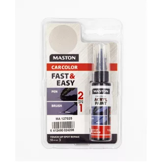 Maston Javító Stift, 2in1, Ezüst, Metál, 12ml
