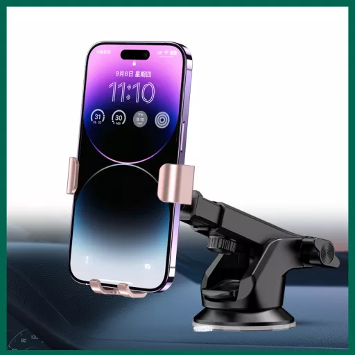 JOKADE - JE037 Autós Tapadókorongos Teleszkópos Telefontartó - Fekete