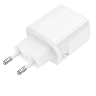   Borofone fali töltő BN27 Fuente - USB + Type C - QC 3.0 PD 20W fehér