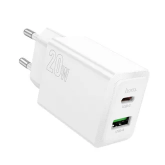 Hoco N69, Hálozati Töltő, Usb/usb-c 20W + QC3.0