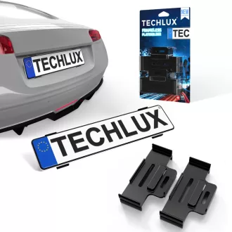 RENDSZÁMTARTÓ LÁTHATATLAN 4 DB TECHLUX
