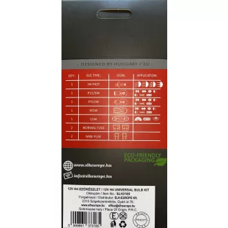IZZÓKÉSZLET  12 V H4  60/55