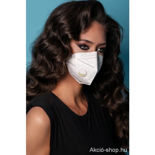 Arcmaszk (szájmaszk) szelepes levegőszűrő 6 rétegű maszk FFP2 (N95/KN95)