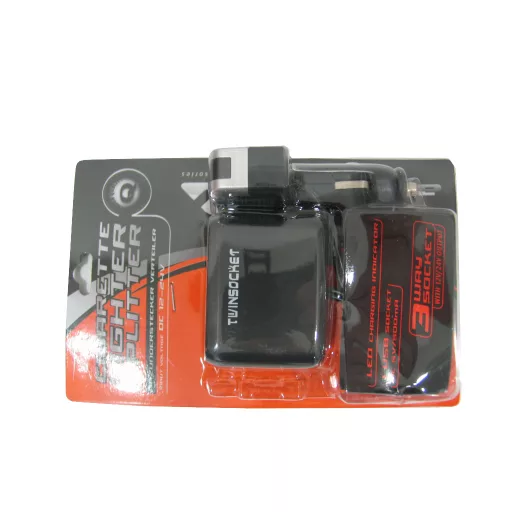 SZIVARGYÚJTÓ ELOSZTÓ 2-ES 12/24V USB CSATLAKOZÓVAL