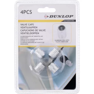 Dunlop Szelepsapka Szett, Alu, 4db-os
