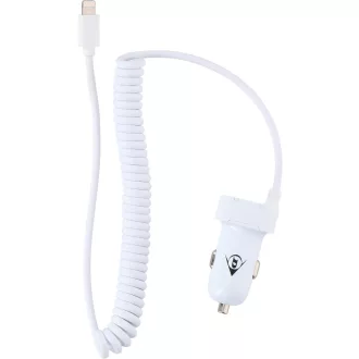 Dunlop, Szivargyújtó Töltő, iPhone, 12/24V, 2,1A