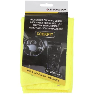 Dunlop mikroszálas törlőkendő műszerfalra 35x35cm 240gr