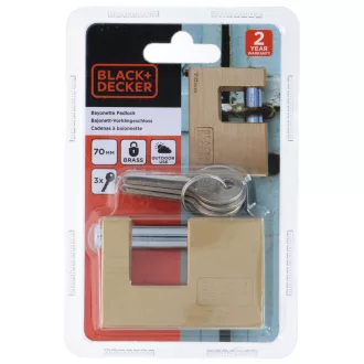 Black & Decker Lakat Sárgaréz 70 mm