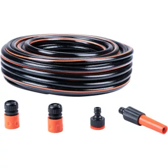   BLACK&DECKER LOCSOLÓ TÖMLŐ SZETT 3 CSATLAKOZÓVAL + 1 LOCSOLÓFEJ