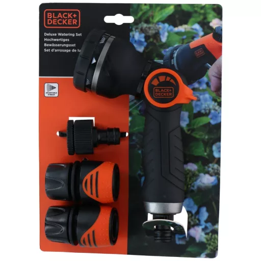 Black & Decker 4 db-os Locsoló Pisztoly Készlet 8 Funkcióval