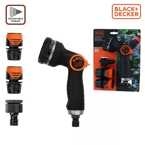 Black & Decker 4 db-os Locsoló Pisztoly Készlet 8 Funkcióval