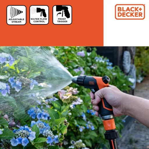 Black & Decker Állítható Locsolópisztoly