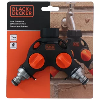 Black & Decker Csapcsatlakozó 3/4 fém kétágú csappal