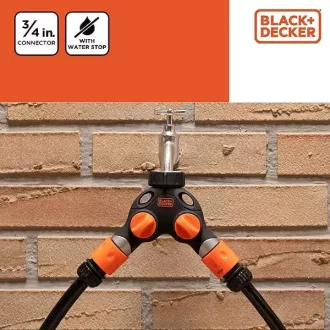 Black & Decker Csapcsatlakozó 3/4 fém kétágú csappal