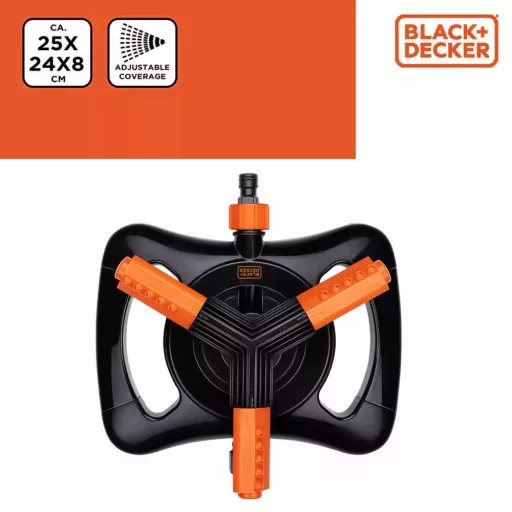 Black & Decker öntözőfej, 3 karú, 25x24x8 cm