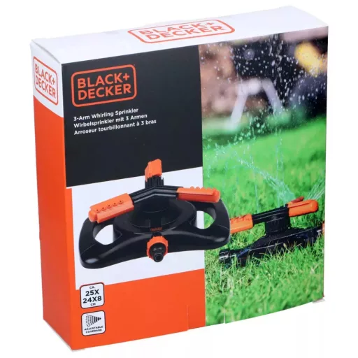 Black & Decker öntözőfej, 3 karú, 25x24x8 cm