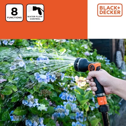 Balack & Decker 8 funkciós locsoló pisztoly