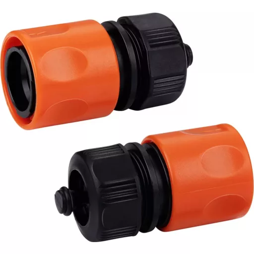 Black & Decker Gyors Tömlőcsatlakozó, Vízstopos 1/2"