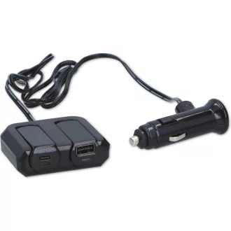 Dunlop Szivargyújtó Elosztó Usb/USb-C, 2-es