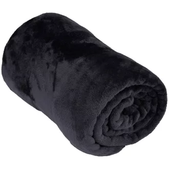 Sötétszürke Flanel Takaró 200x150 cm