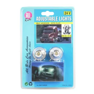   BELSŐVILÁGÍTÁS 24V LEDES FEHÉR ÖNTAPADÓS, SZIVARGYÚJTÓS