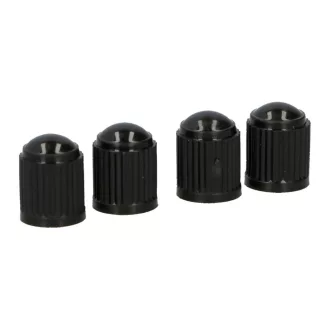 Dunlop műanyag szelepsapka 4db - Fekete