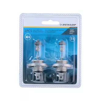 Dunlop H4 60/55W Izzó Párban, 12V P43T
