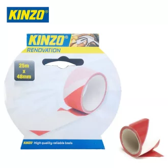 Kinzo Jelölőszalag, Piros-fehér, 48mmx25m