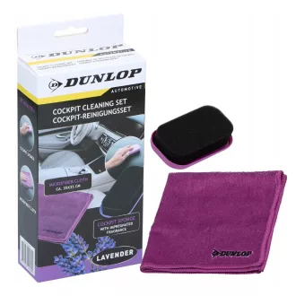   Dunlop szivacs + levendula illatú mikroszálas kendő készlet
