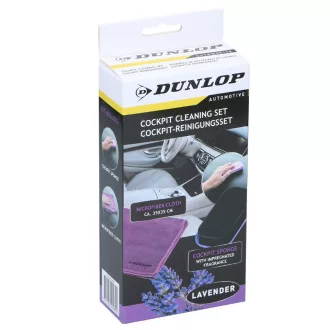   Dunlop szivacs + levendula illatú mikroszálas kendő készlet