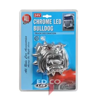 AllRide Dekor világító bulldog fej - 24V