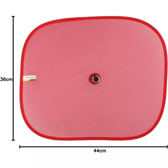 Dunlop Molly autós napellenző - piros 2db - 44x36cm