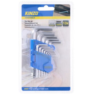 Kinzo Imbuszkulcs Készlet, Gömbfejű, 13 Db-os