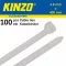 KÁBELKÖTÖZŐ 400X4,8 FEHÉR KINZO