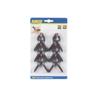 Szorítócsipesz 6 db Kinzo