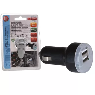 AllRide Szivargyújtós USB dupla töltő - 2.1A