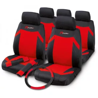   Üléshuzat, Kormányvédő, 2db.Biztonsági szürke, kék, piros